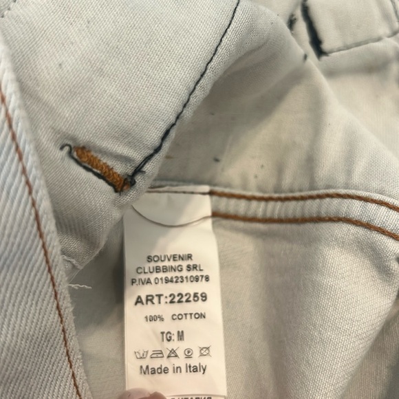 Levi’s Trucker Upcycled Lightwash Denim Vest Red Paisley Bandana Print Unisex - Picture 10 of 17